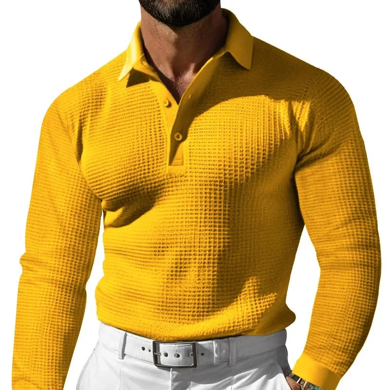 Men’s Waffle Knit Polo