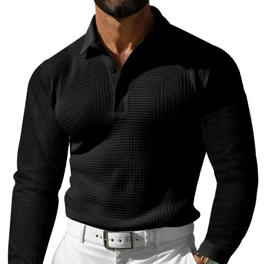 Men’s Waffle Knit Polo